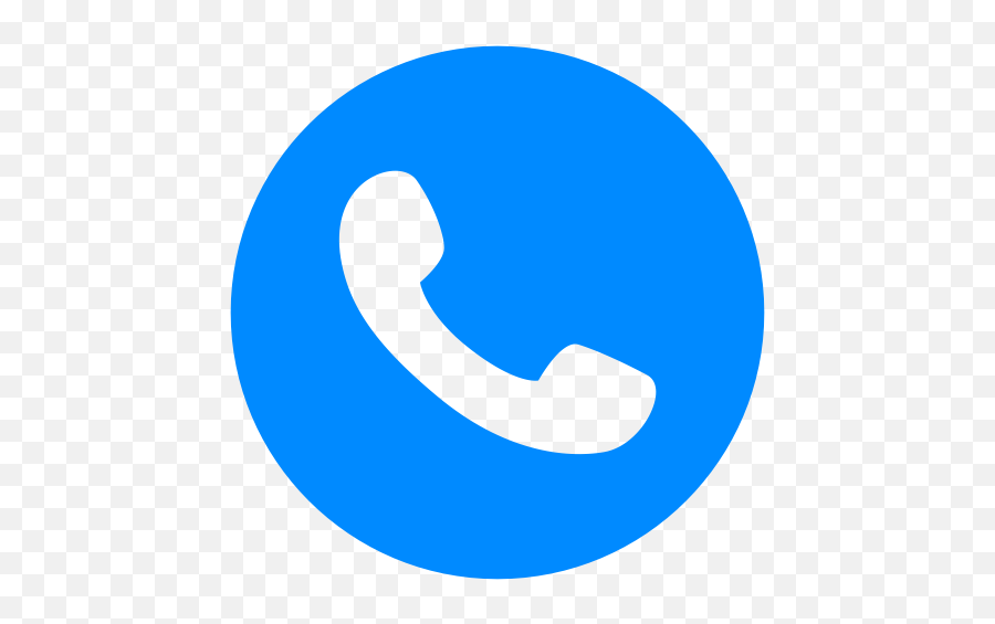 Iphone Iphone Call Phone Logo Png - Logo Keren Round Blue Phone Icon Emoji,Phone Logo Png