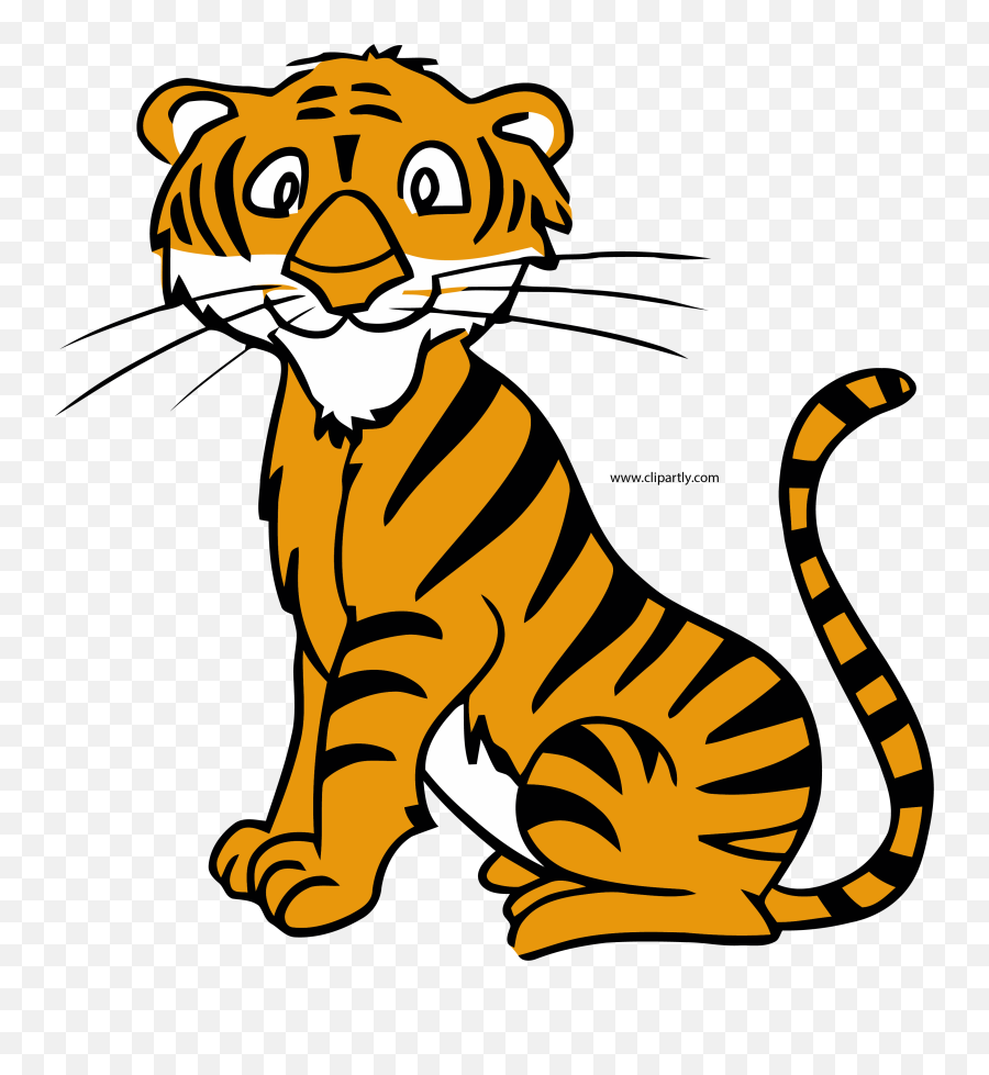Cartoon Tiger - Tiger Clipart Emoji,Tiger Clipart