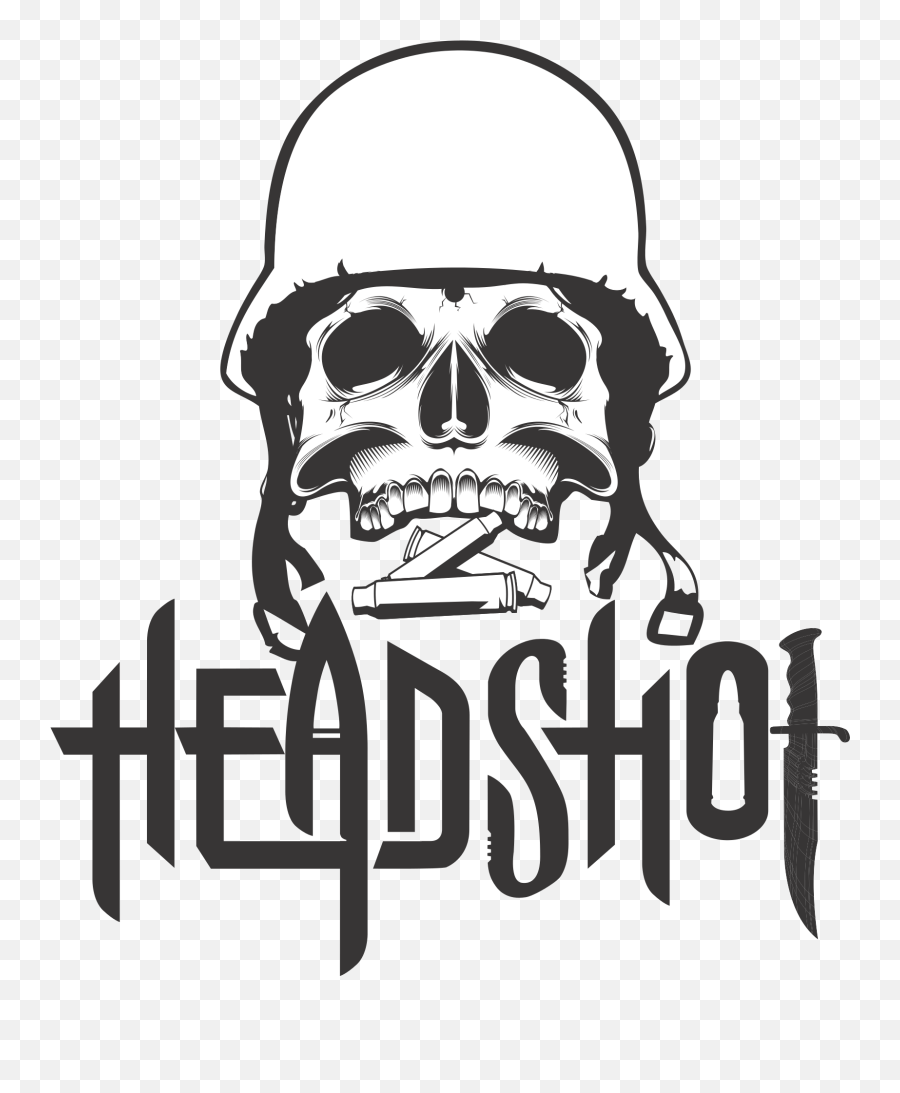 Template With Skull For Print On T - Shirt Headshot Logo Emoji,T Shirt Template Png