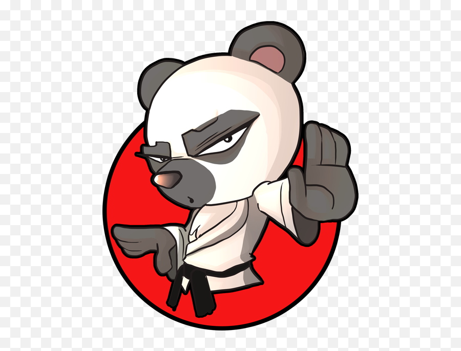 Vice City Rashguard - Martial Art Panda Clipart 500x605 Martial Arts Panda Emoji,Panda Clipart