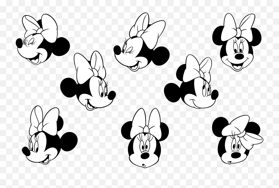 Minnie Mouse Logo Png Transparent Svg - Minnie Mouse Vector Emoji,Mouse Logo