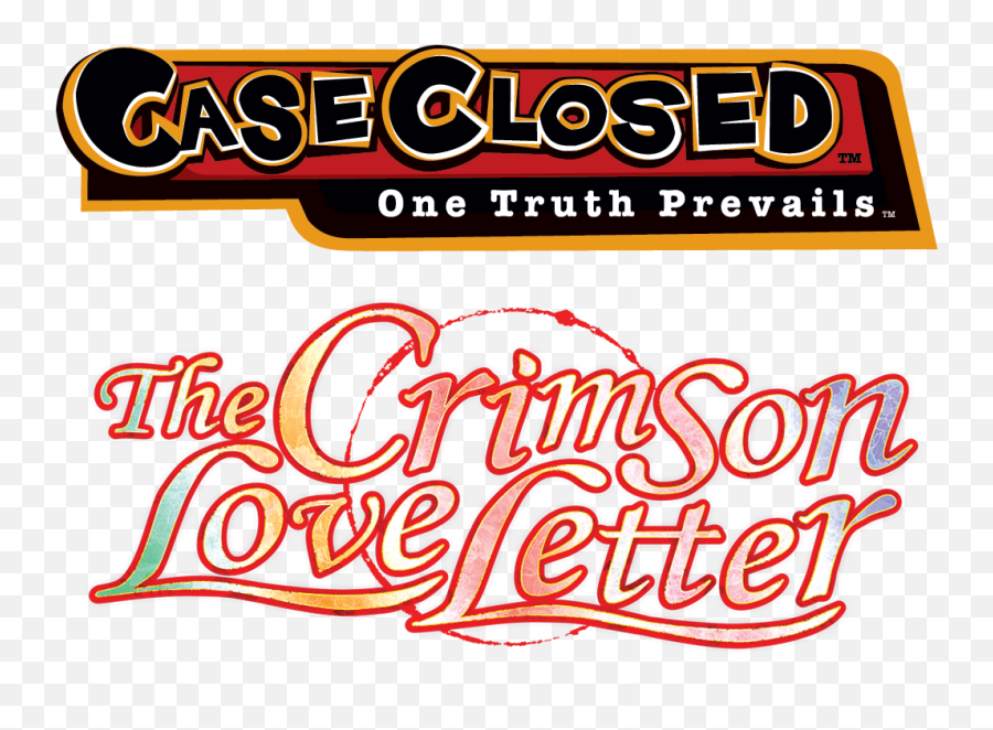 Case Closed Crimson Love Letter On Digital U2014 Tms - Case Closed Emoji,Anime Logo