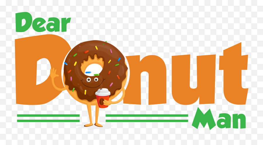 Dear Donut Man Llc - Language Emoji,Donut Logo
