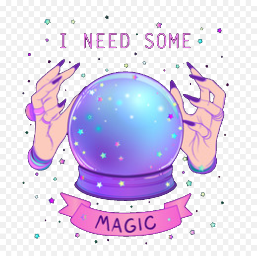 Magic Crystalball Fortuneteller - Transparent Background Gypsy Crystal Ball Background Emoji,Crystal Transparent Background