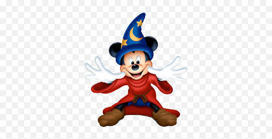 Download Mickey Mouse Clipart Sorcerer - D23 Expo Png Image Wizard Mickey Emoji,Mickey Ears Clipart