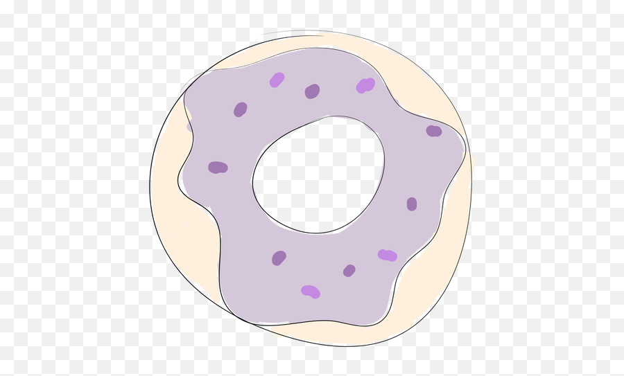 Flat Bakery Color Donut - Dot Emoji,Donut Transparent