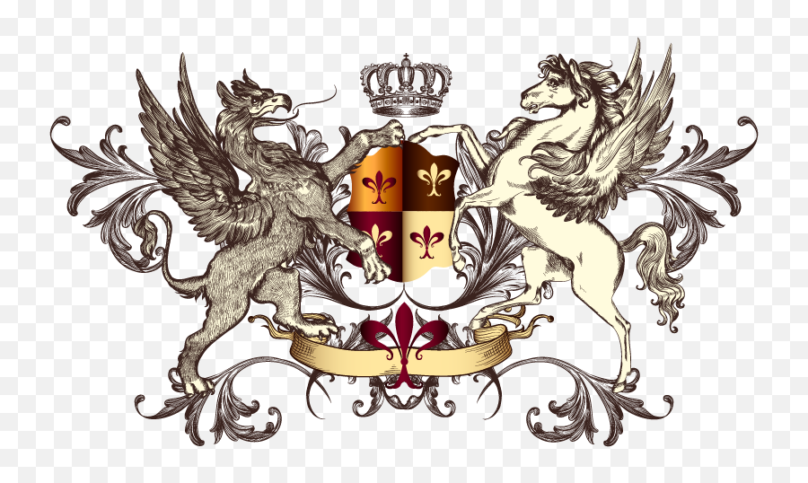 Medieval Crest - Griffin Coat Of Arms Png Emoji,Crest Png