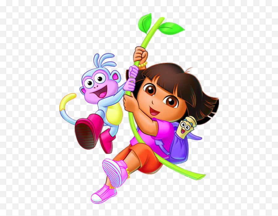 Check Out This Transparent Dora The Explorer And Boots In - Great Big World App Emoji,Jungle Png