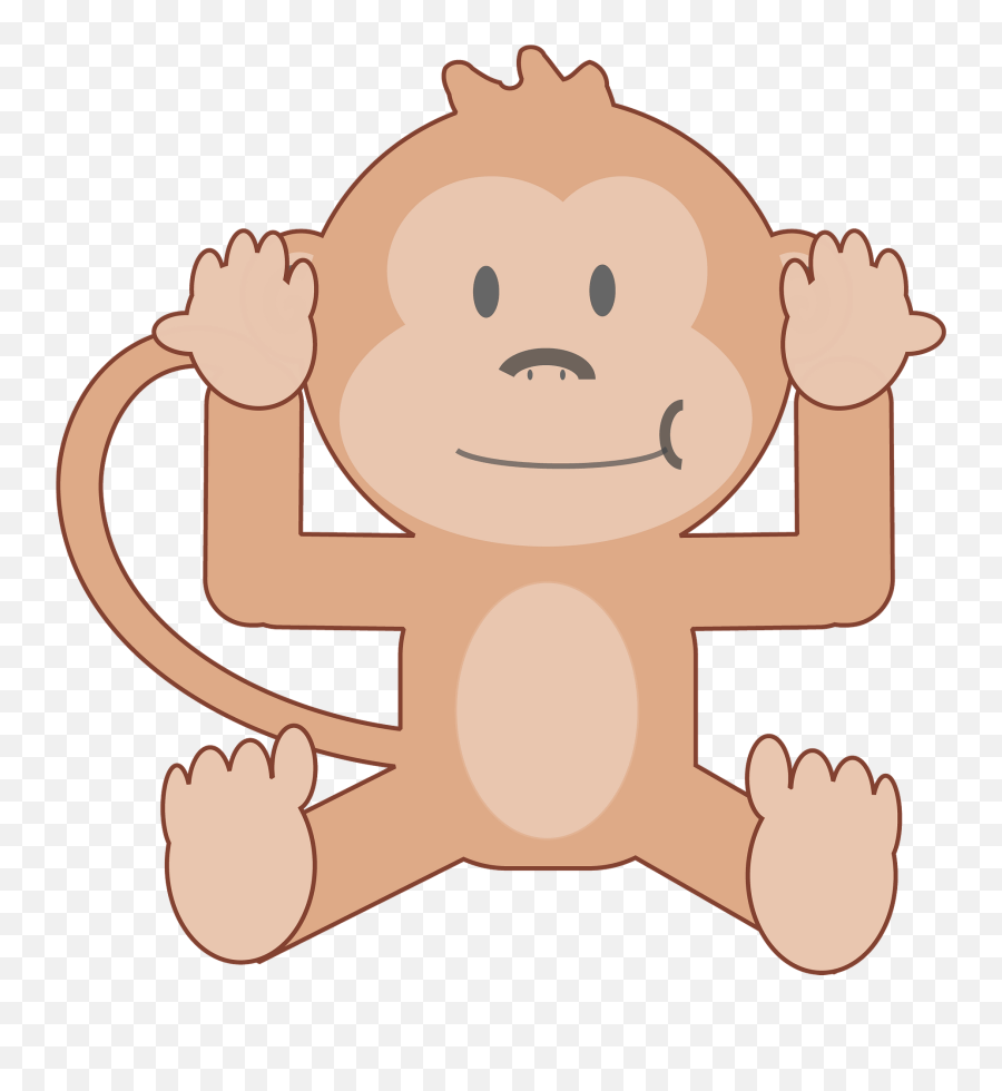 Monkey Hear No Evil Clipart - Happy Emoji,Hear Clipart