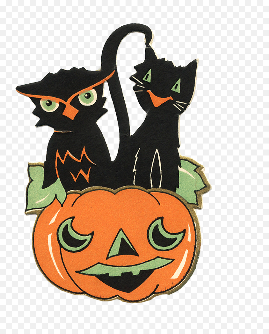 Vintage Halloween Images - Vintage Halloween Clipart Free Emoji,Vintage Halloween Clipart
