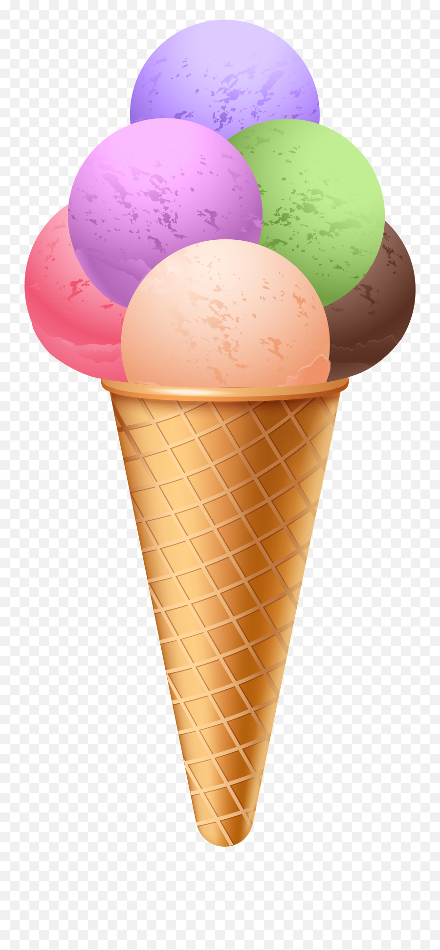 Pin Ice Cream Cone Clip Art - Ice Cream Cone Png Clipart Emoji,Ice Clipart