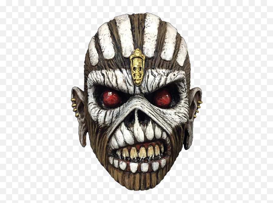 Iron Maiden Eddie - The Book Of Souls Mask Eddie Iron Maiden Emoji,Iron Maiden Logo