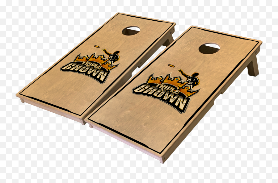 Triple Crown Standard Pro Series Tournament Grade Cornhole Boards Emoji,Cornhole Logo