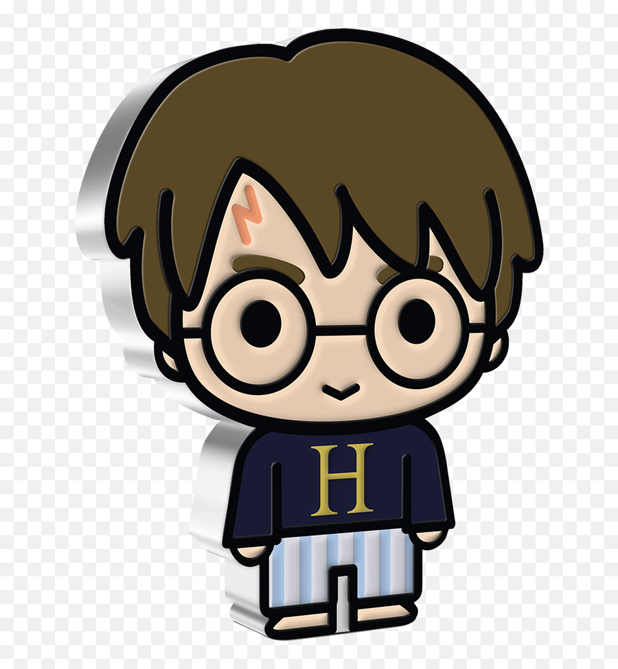 Chibi Coin Collection Harry Potter Series U2013 Harry Potter In Hogwarts Pyjamas 1oz Silver Coin Emoji,Harry Potter Scar Clipart
