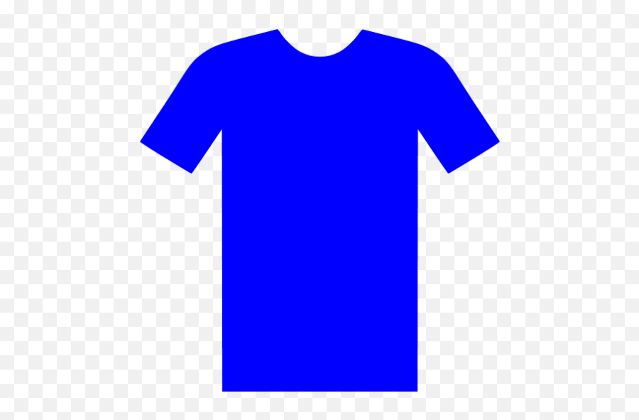 Blue T Shirt Icon - Free Blue Clothes Icons Emoji,Shirt Icon Png