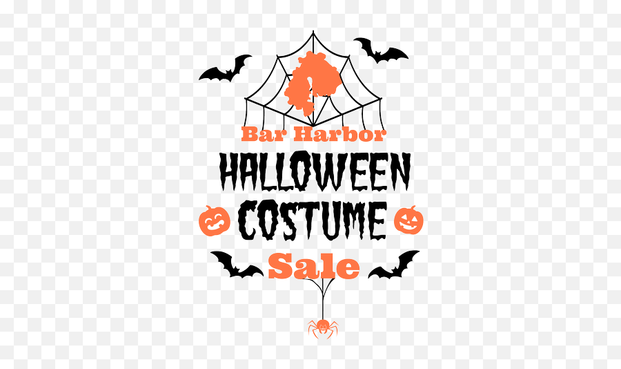 Bar Harbor Halloween Costume Sale U2013 Spca Of Hancock County Emoji,Halloween Logo