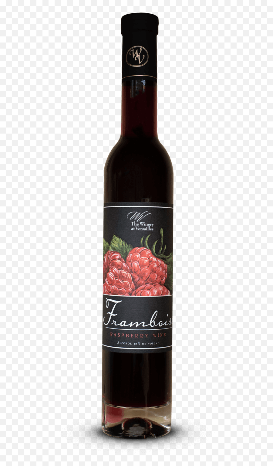 Framboise Raspberry 750 Ml Bottle - Winery At Versailles Emoji,Raspberry Png