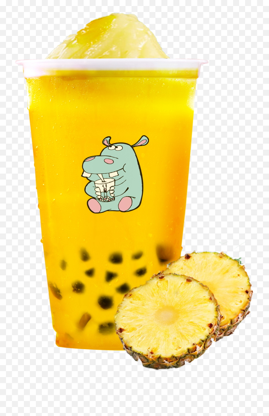 67pineapple Smoothie Emoji,Boba Tea Clipart