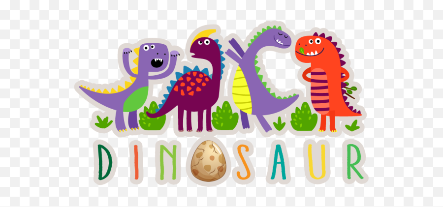 Dinosaur Friends Crew Dinosaur Wall Decal - Tenstickers Emoji,Friend Clipart Black And White