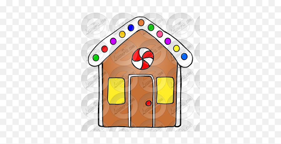 Gingerbread House Clip Art House Picture For Classroom - Gulfood 2014 Emoji,House Clipart