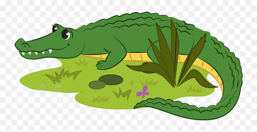 Alligator Clipart - Alligator Clipart Png Emoji,Alligator Clipart