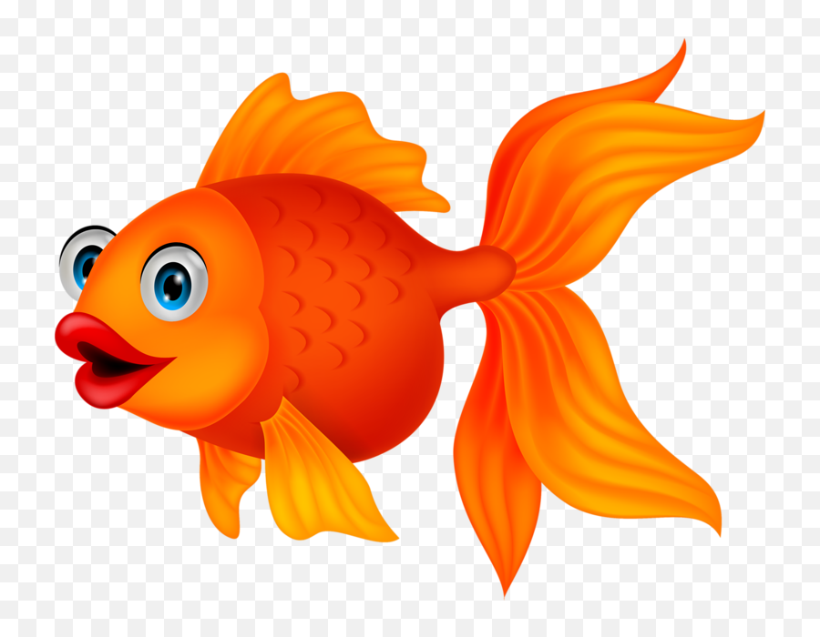 Sea Animals Clipart - Transparent Background Fish Clipart Gold Fish Clipart Png Emoji,Fish Clipart