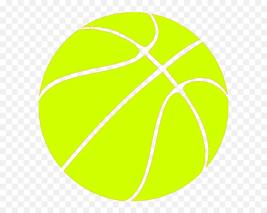 Transparent Background Basketball Ball - Yellow Basketball Ball Png Emoji,Basketball Transparent Background