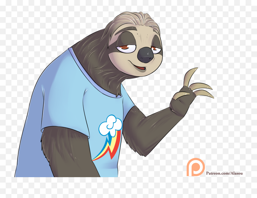 Transparent Background Sloth Logo Png - Rainbow Dash Cutie Mark Emoji,Sloth Clipart