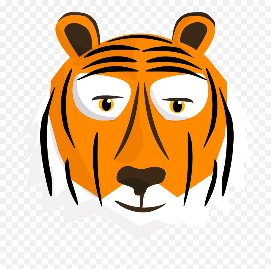 Tiger Face Clipart - Icon Emoji,Tiger Face Clipart