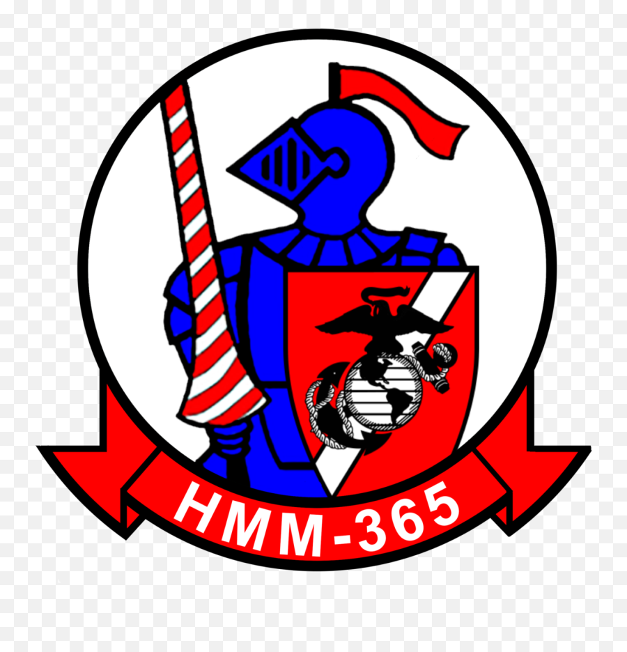 Usmc Hmm - 365 Blue Knights Sticker Military Law Enforcement Emoji,Law Enforcement Clipart