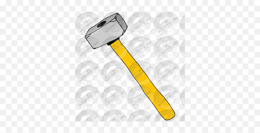 Hammer Picture For Classroom Therapy Use - Great Hammer Emoji,Thor's Hammer Clipart