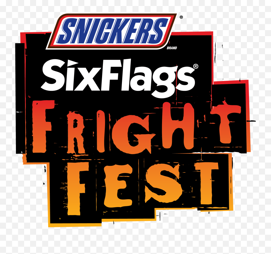 Fright Fest - Six Flags Great America Fright Fest Logo Emoji,Six Flags Logo