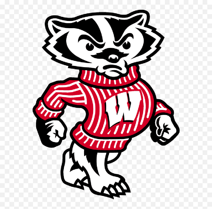 Wisconsin Badgers Logo Bucky Badger - Bucky Badger Wisconsin Emoji,Uw Madison Logo