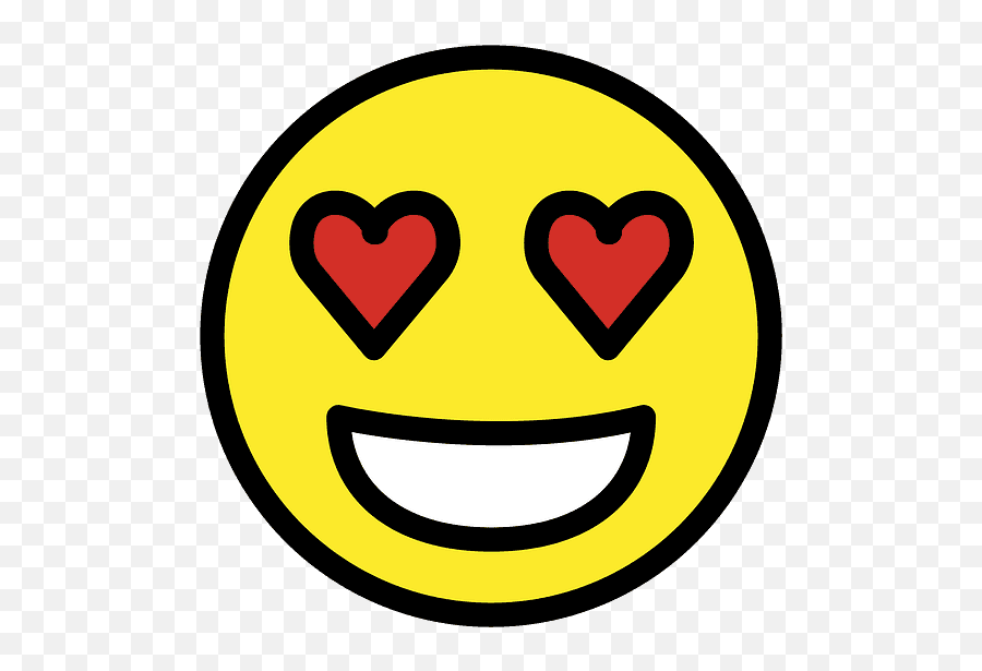 Heart Eyes Emoji Png - Heart,Heart Eyes Emoji Png