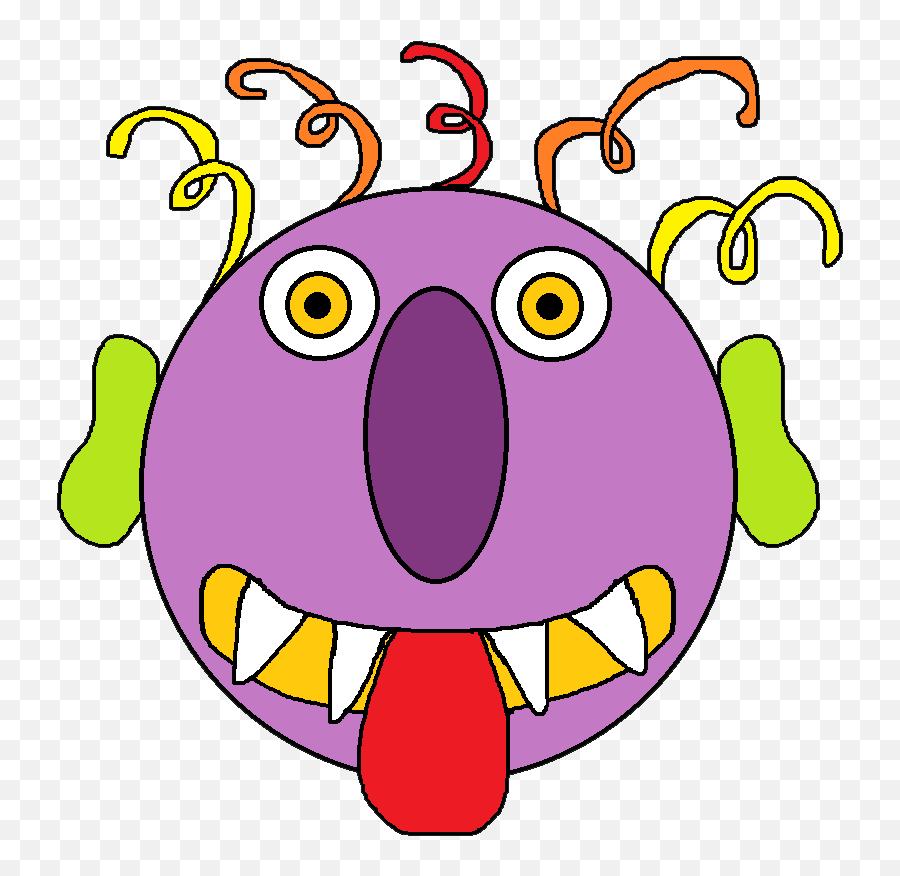 Silly Monster Clipart - Silly Monster Png Download Full Glad Monster Sad Monster Silly Monster Emoji,Monster Clipart