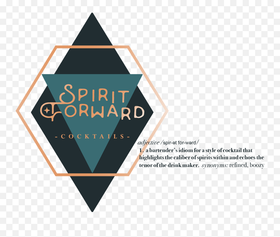 Spirit Forward Cocktail Catering - 1 Spirit Forward Cocktail Emoji,Cocktail Logo