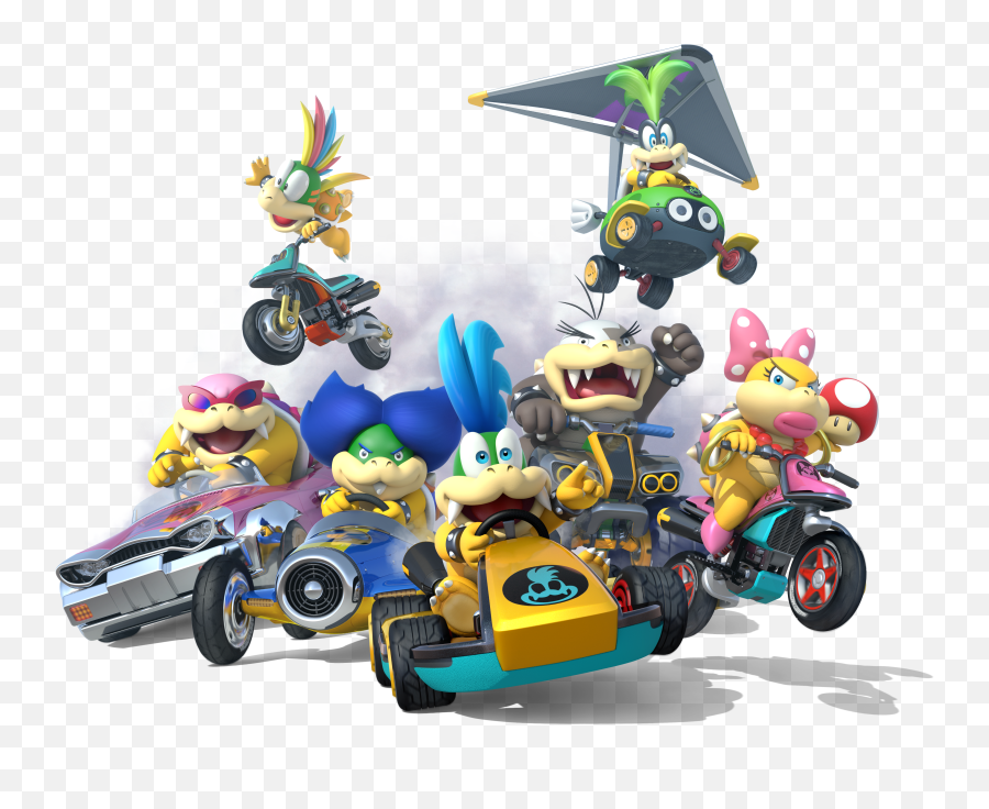 New Wii U Koopalings Kootie Wendy O Super Mario Bros Koopa - Mario Kart Koopalings Emoji,New Super Mario Bros Logo