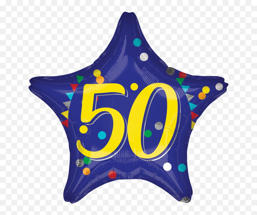 50th Birthday Star Emoji,50th Birthday Png