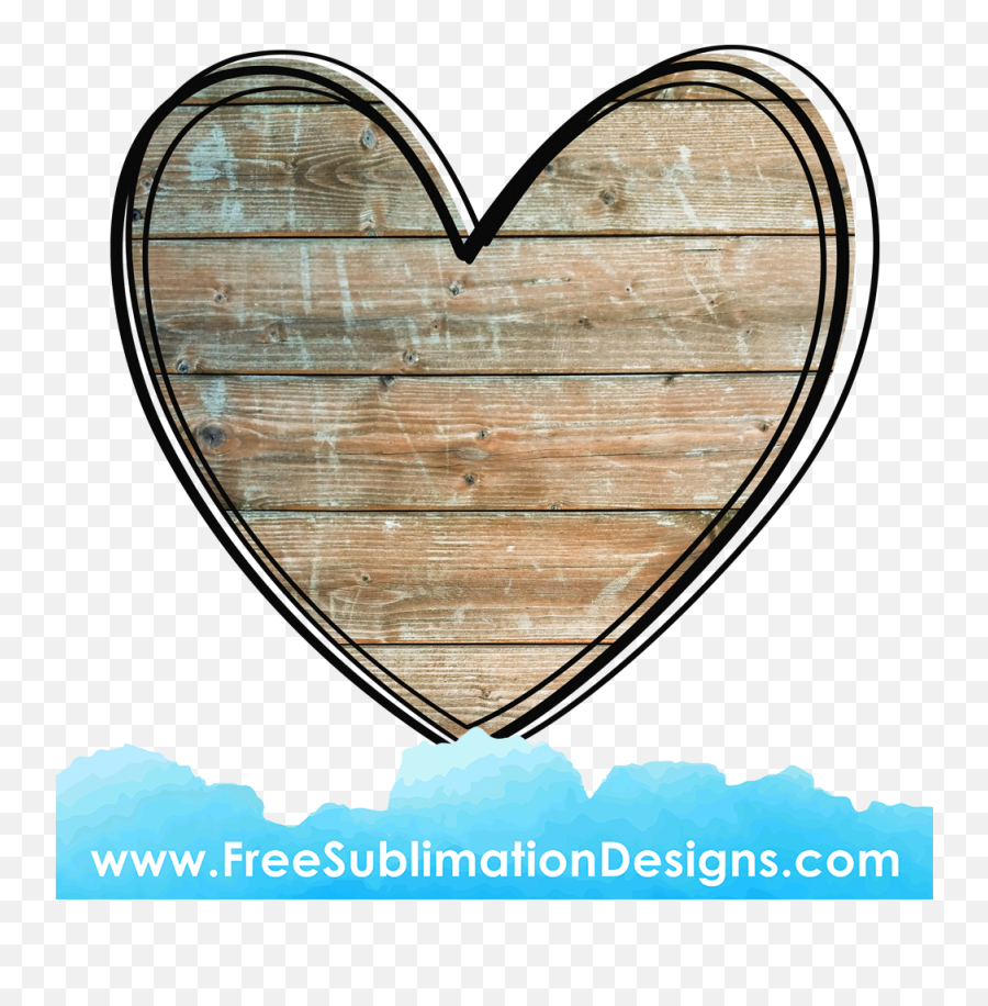 Free Sublimation Print - Wood Texture Love Heart Sublimation Emoji,Wood Grain Png