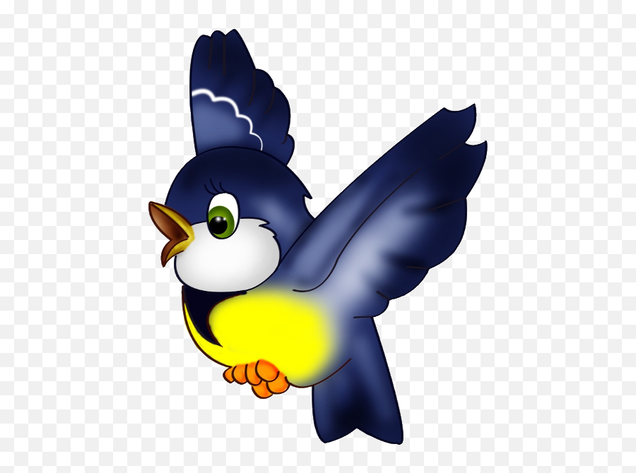 Blue Bird Clip Art - Bird Clipart Png Emoji,Bird Clipart