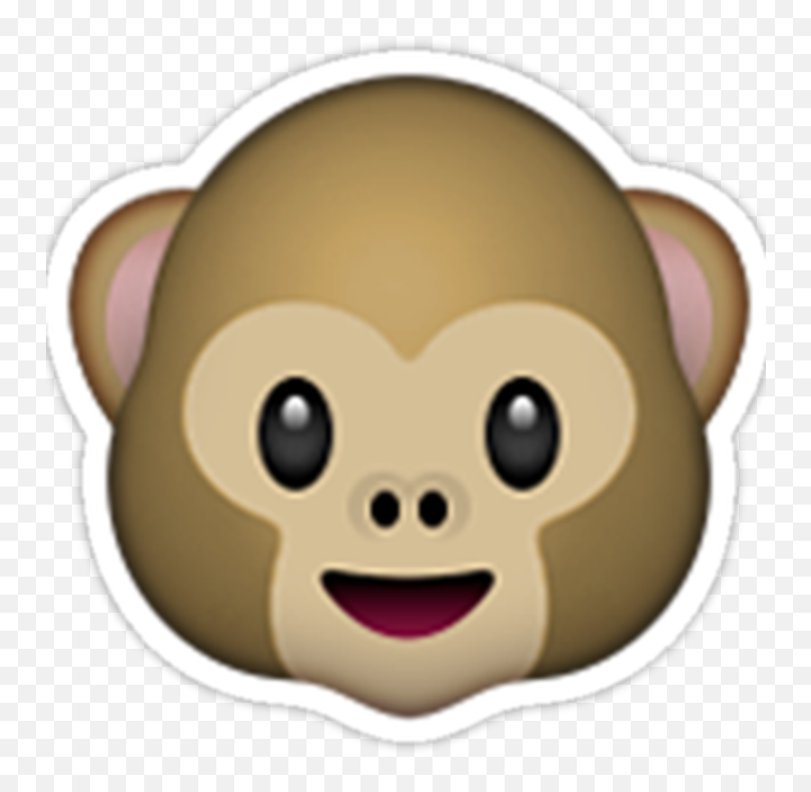 Monkey Emoji Stickers By Emoji - Emoji Monkey Face,Emoji Crown Png