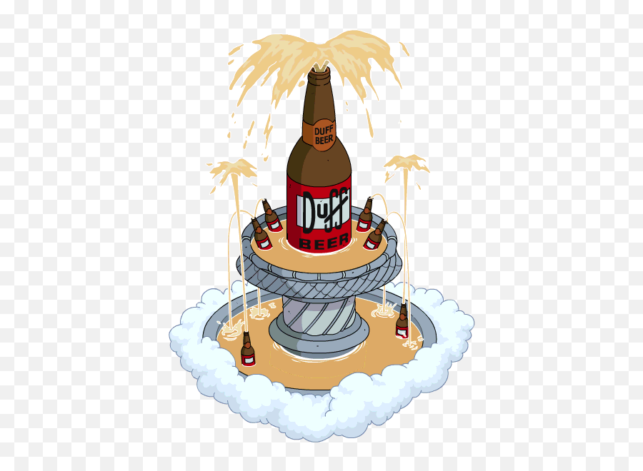 Beer Bottle Fountain The Simpsons Tapped Out Wiki Fandom Emoji,Water Fountain Clipart