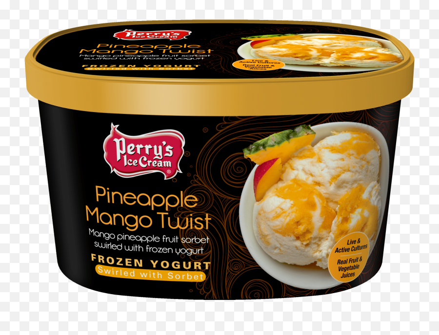 Pineapple Mango Twist - Frozen Yogurt Products Perryu0027s Ice Emoji,Mango Transparent
