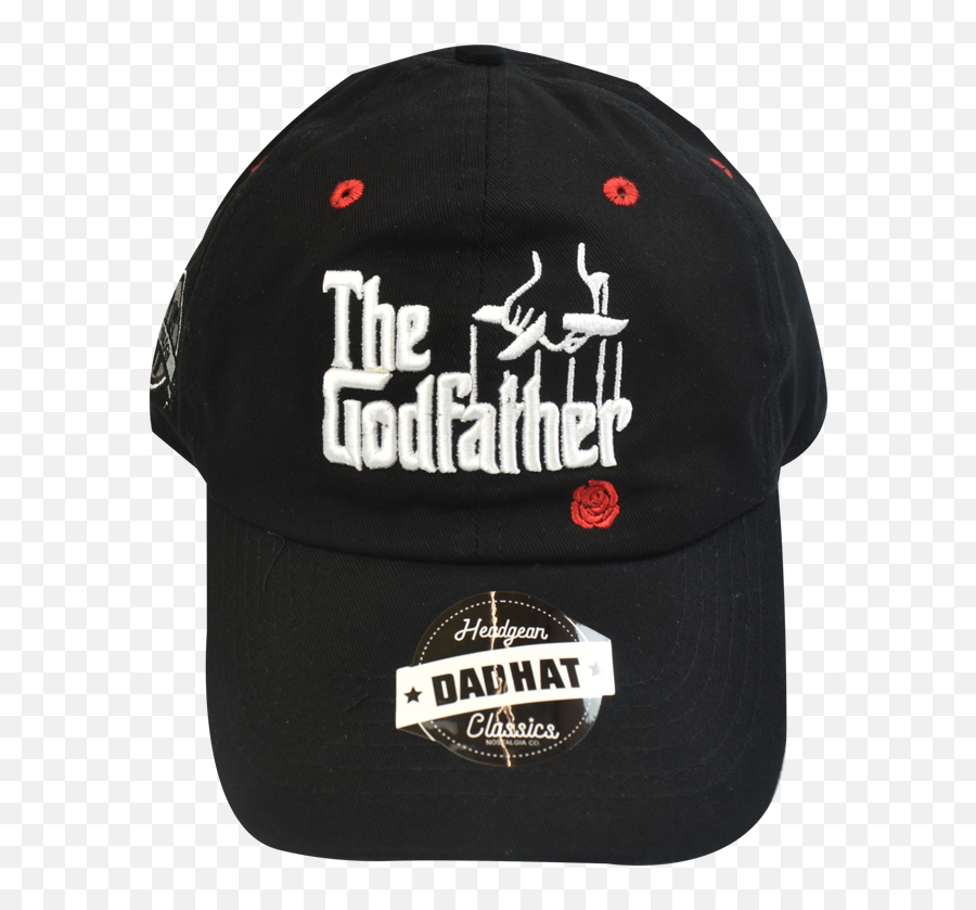 The Godfather Black Dad Hat - Unisex Emoji,Godfather Logo