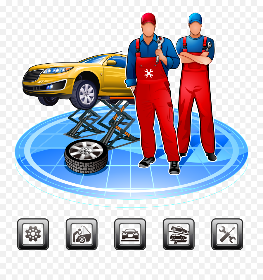 Download Car Maintenance Repair And - Maintenance Cars Png Car Mechanic Free Vector Emoji,Cars Png