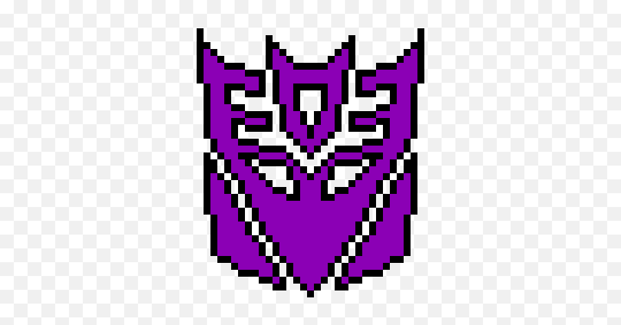 Decepticon Pixel Art Maker - Language Emoji,Decepticon Logo