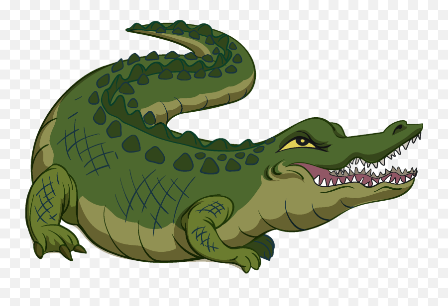 Alligator Clipart - Big Emoji,Alligator Clipart