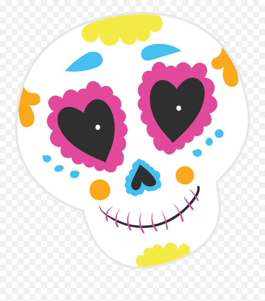 Spanish With Señora Botero - Skull Clipart For Kids Emoji,Dia De Los Muertos Clipart