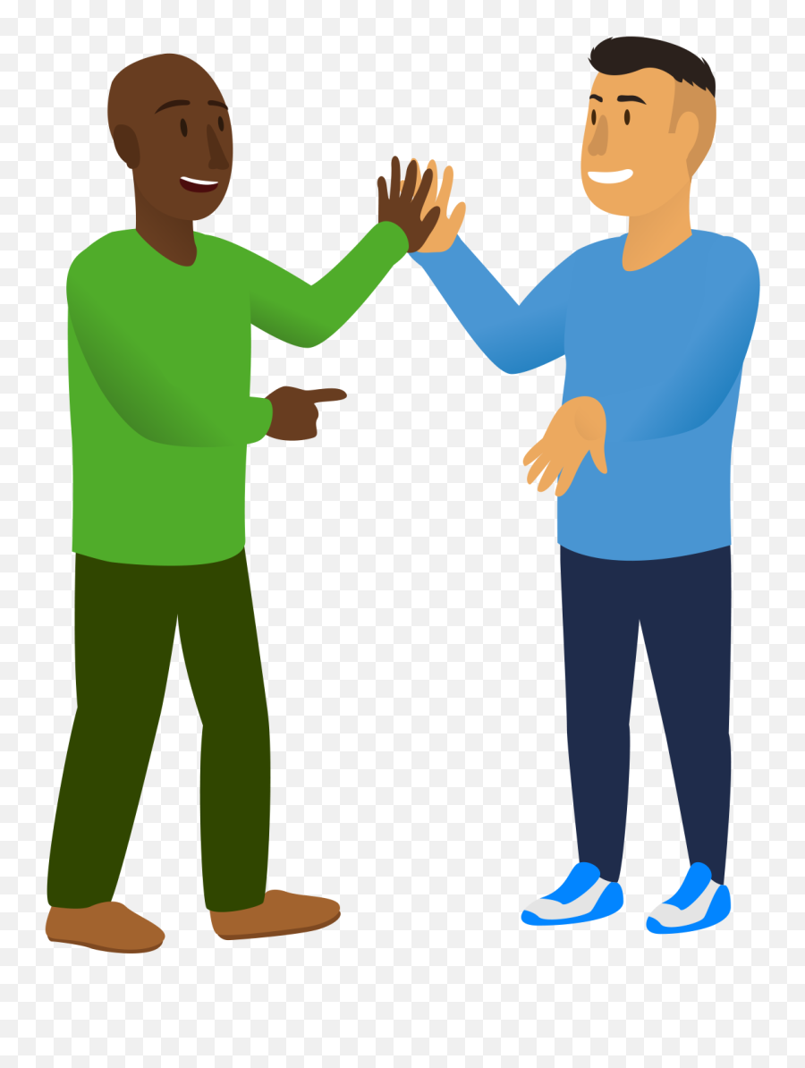 High Fives Clipart - People High Five Clipart Emoji,High Fives Clipart