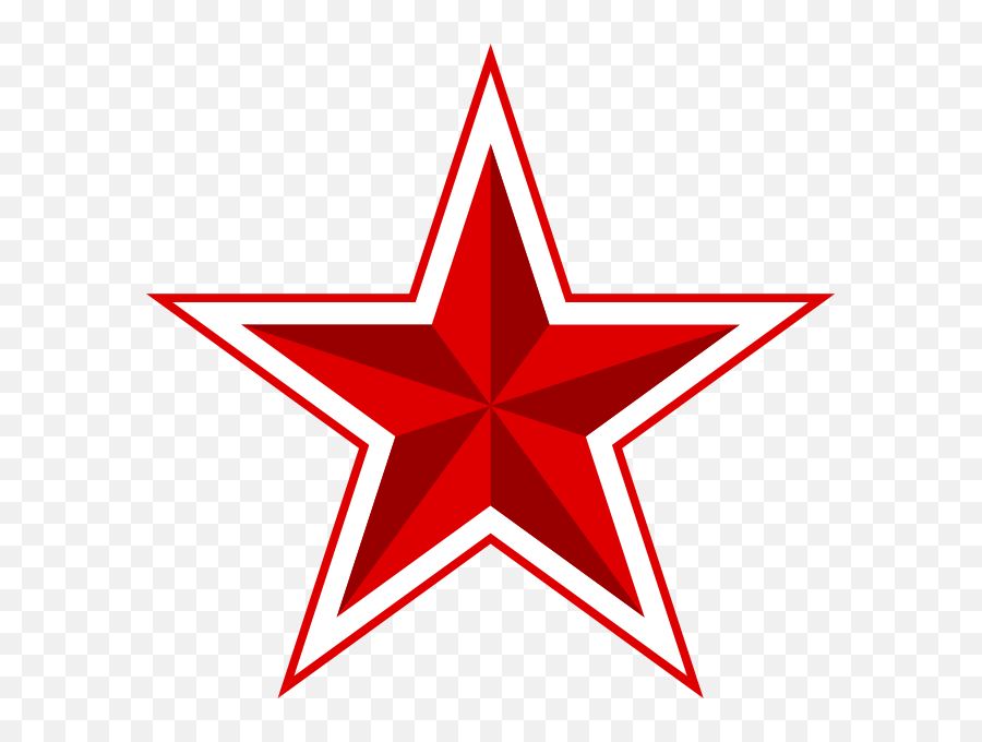 Red Star Transparent Background - Soviet Red Star Emoji,Star Transparent